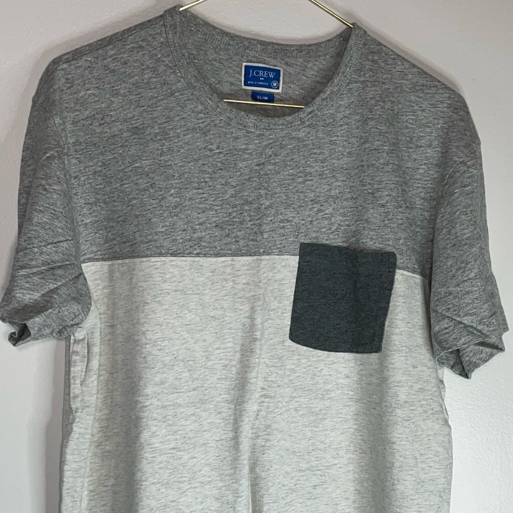 Colorblock Gray T-Shirt - Picture 2 of 4